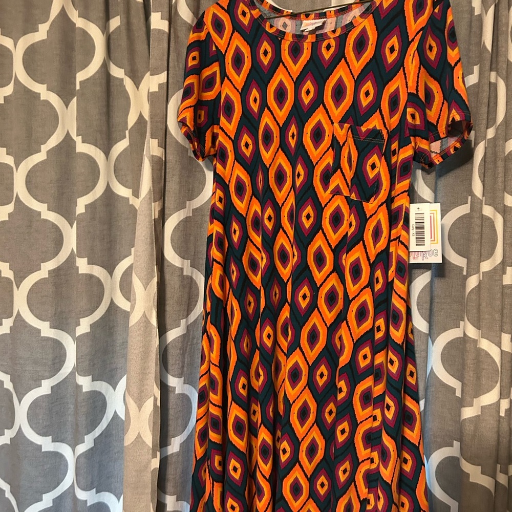 LuLaRoe Multicolor Geometric Dress